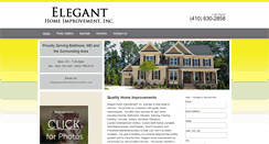 Desktop Screenshot of eleganthomeimprovementinc.com