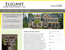 Tablet Screenshot of eleganthomeimprovementinc.com